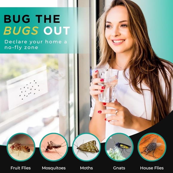 Premium Window Fly Traps – 26 Sheets Insect Catchers for Flies Moths Flying Bugs - Picture 2 of 6